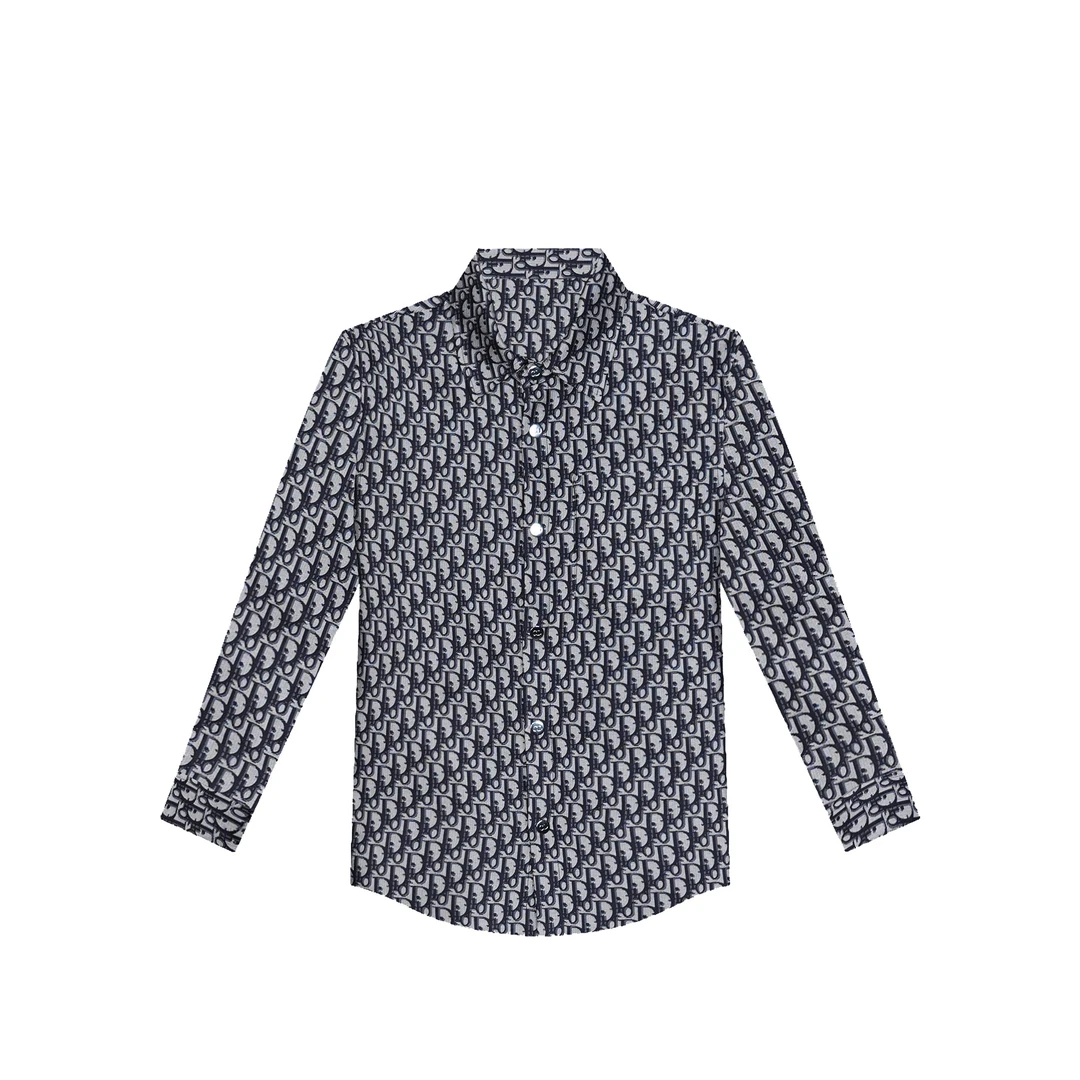 DIORA HEALY/迪奥海莉经典老花款衬衫外套春夏藏青3318361345