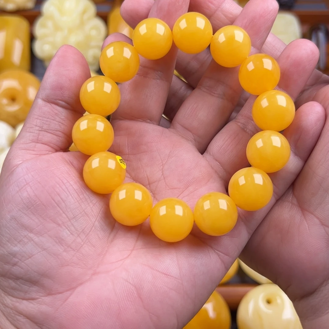 琥珀未镶嵌颈饰纯天然蜜蜡
