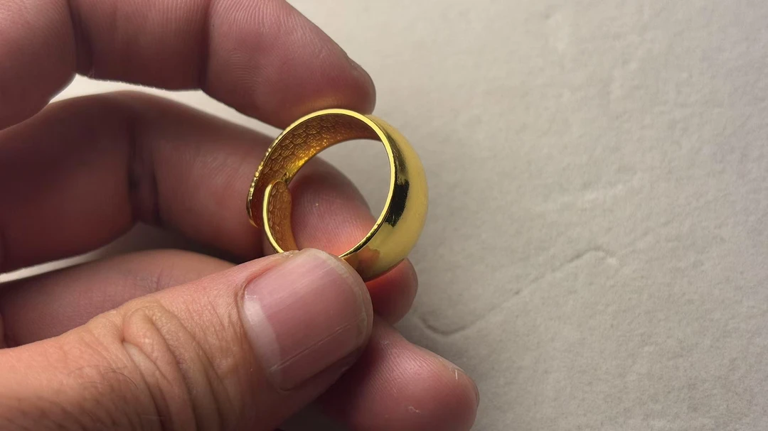 C146-禾遇光面男士戒指