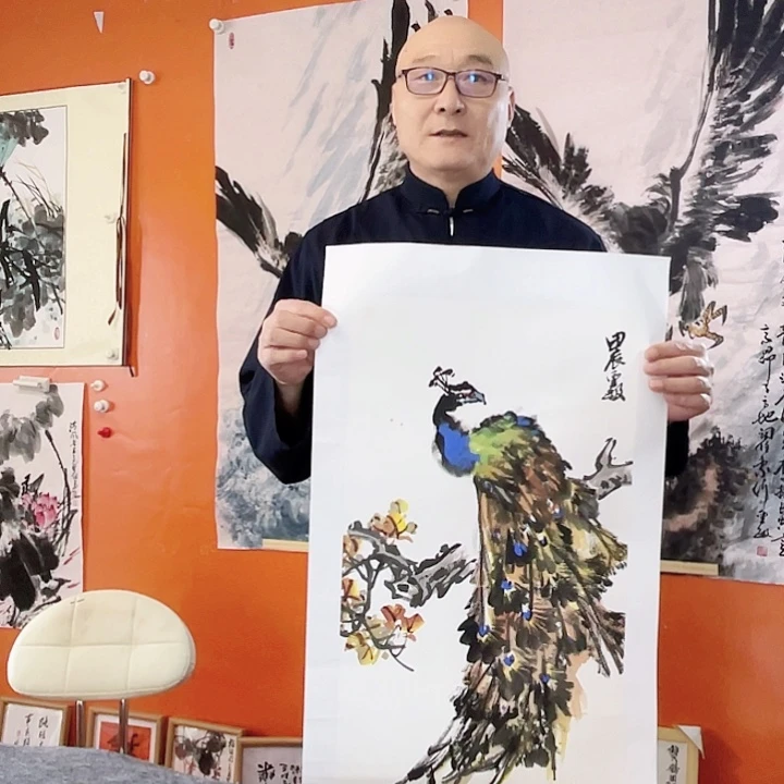 国画张圣敏先生纯手绘作品