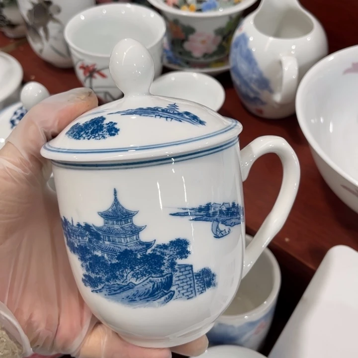 醴陵高温瓷群力釉下350毫升