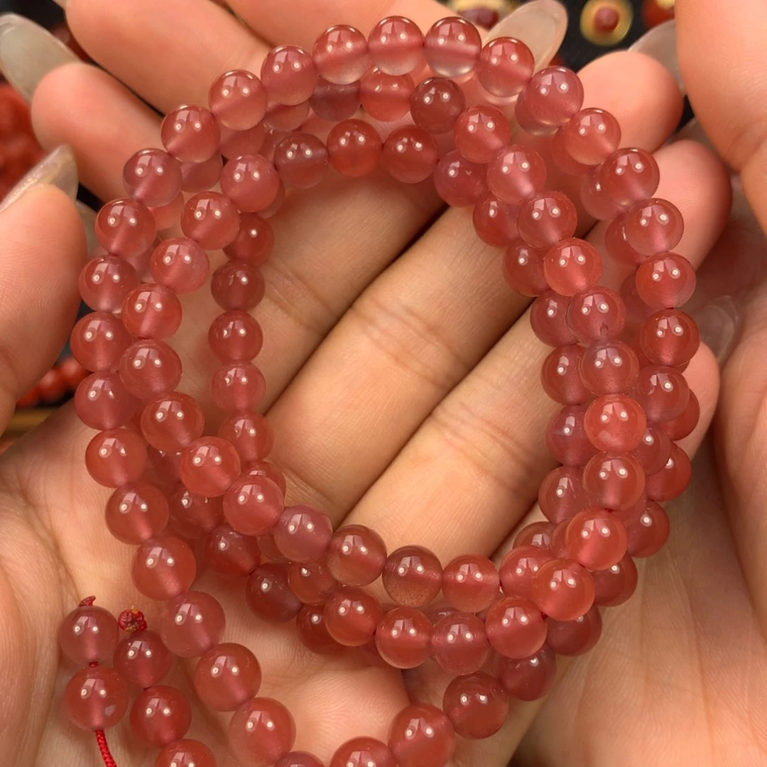 南红玛瑙手串6m未镶嵌