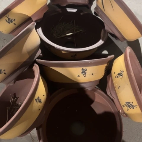 紫砂花盆100-9。100-9