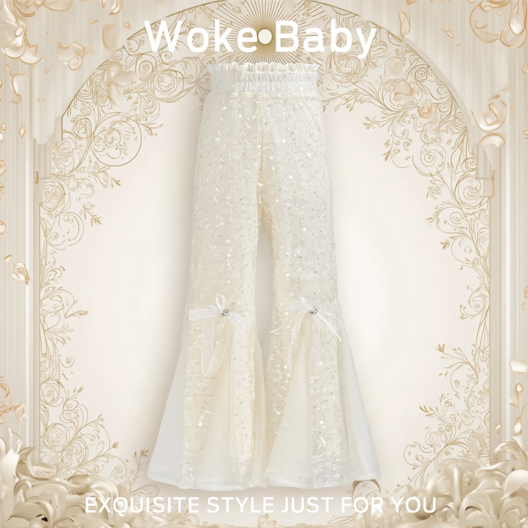 女童夏季可爱中大童上衣中领套头汉服长裤M5600