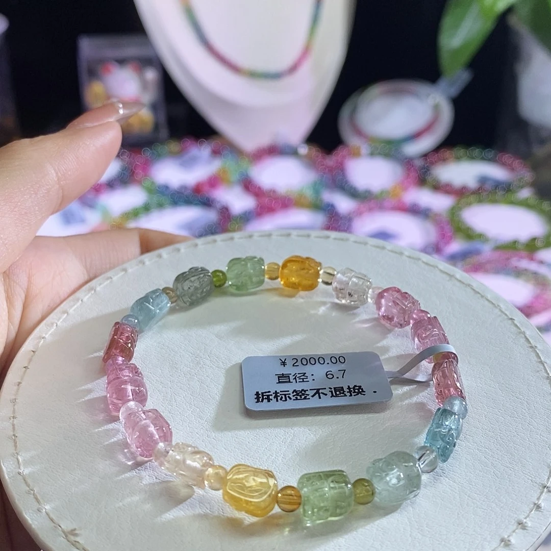 未镶嵌手链碧玺貔貅