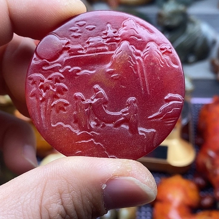 未镶嵌蛇纹石玉颈饰