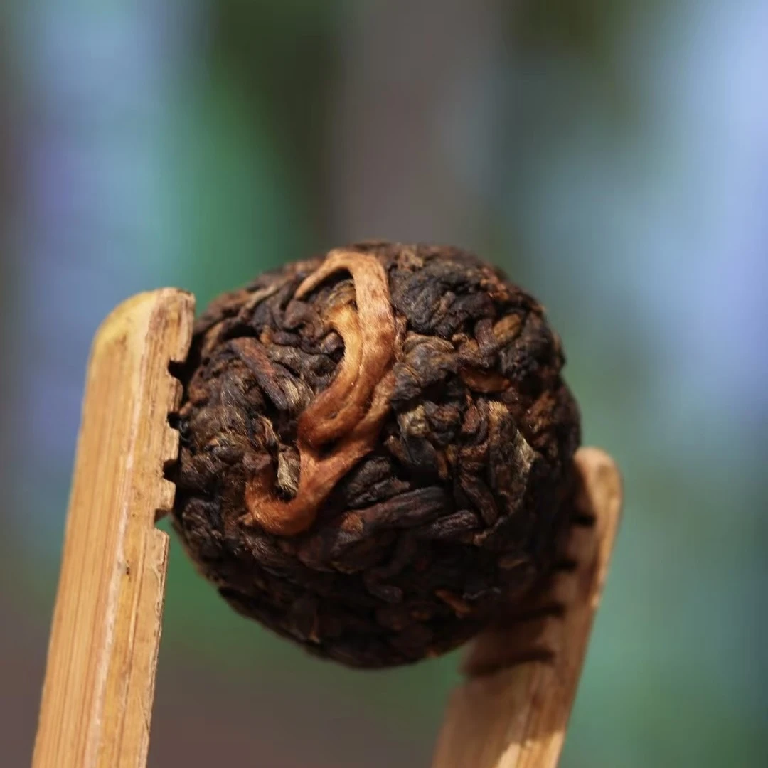 【暖暖的茶】冰岛普洱茶熟茶龙珠2010年原料 8克*30颗 熟普冰岛龙珠