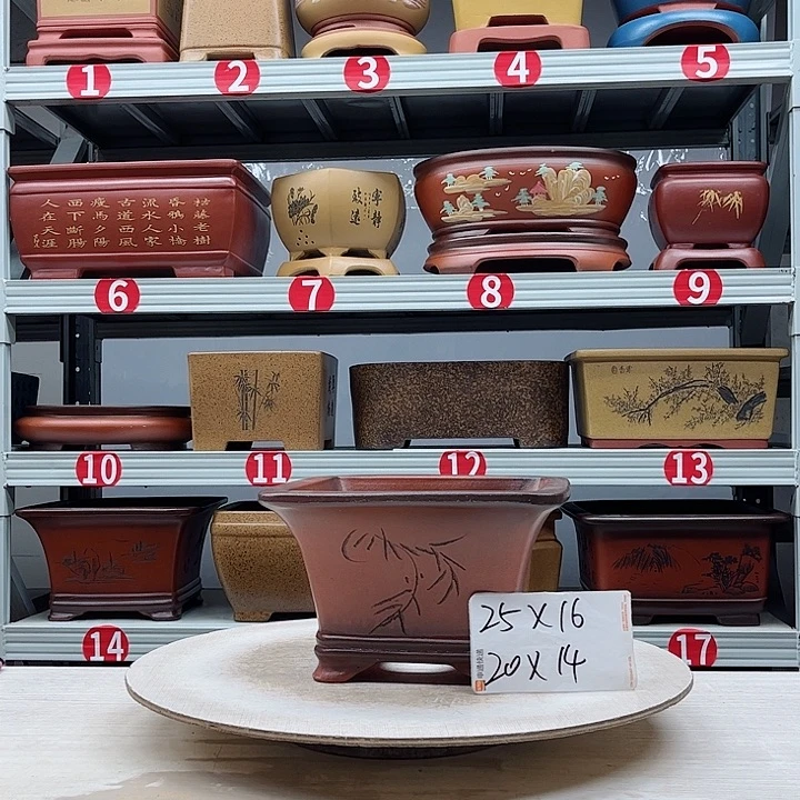 紫砂花盆紫砂花盆