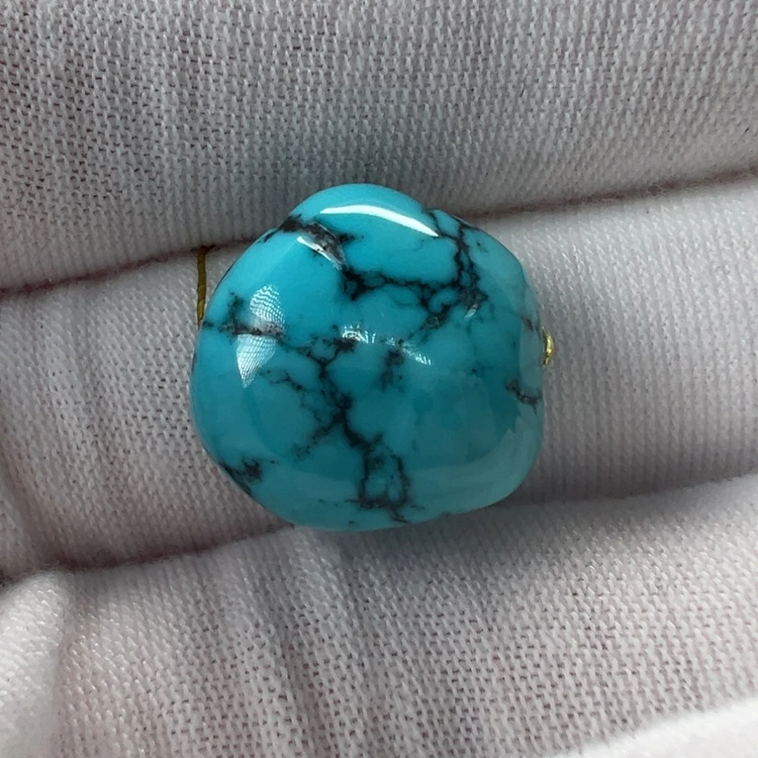 未镶嵌绿松石随形14.8mm