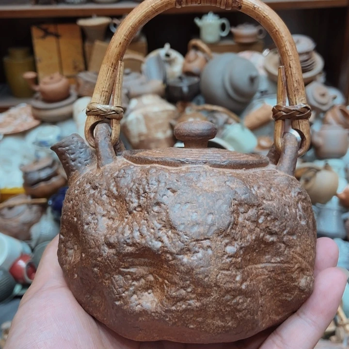 柴烧老岩泥高端茶器