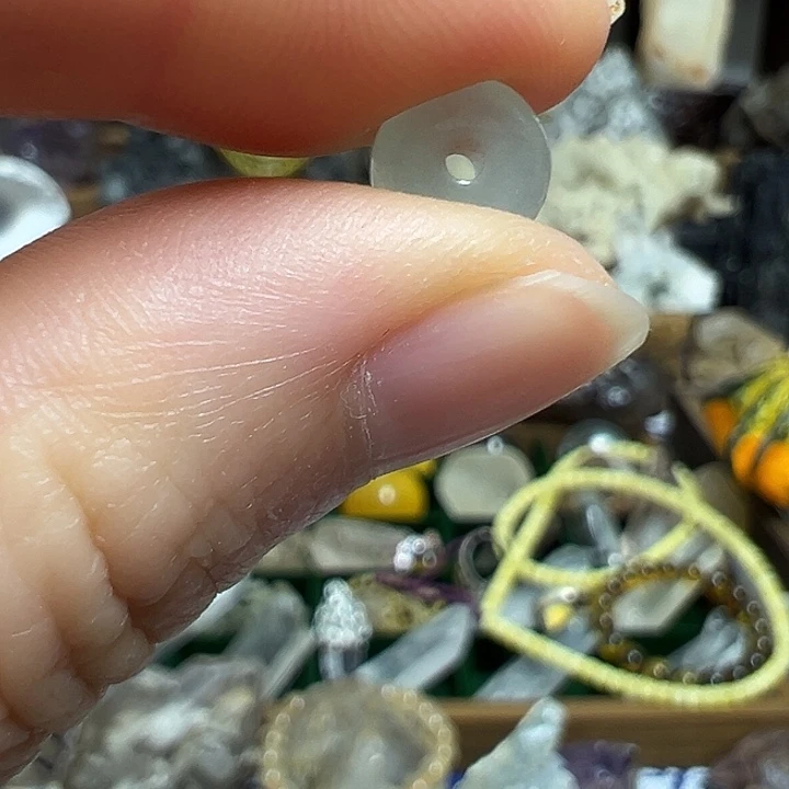 水晶珠宝半成品未镶嵌b****～