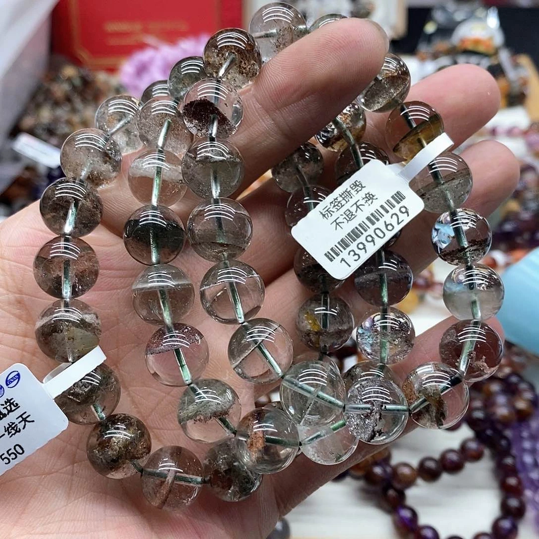 水晶手链未镶嵌多样性发货发一条