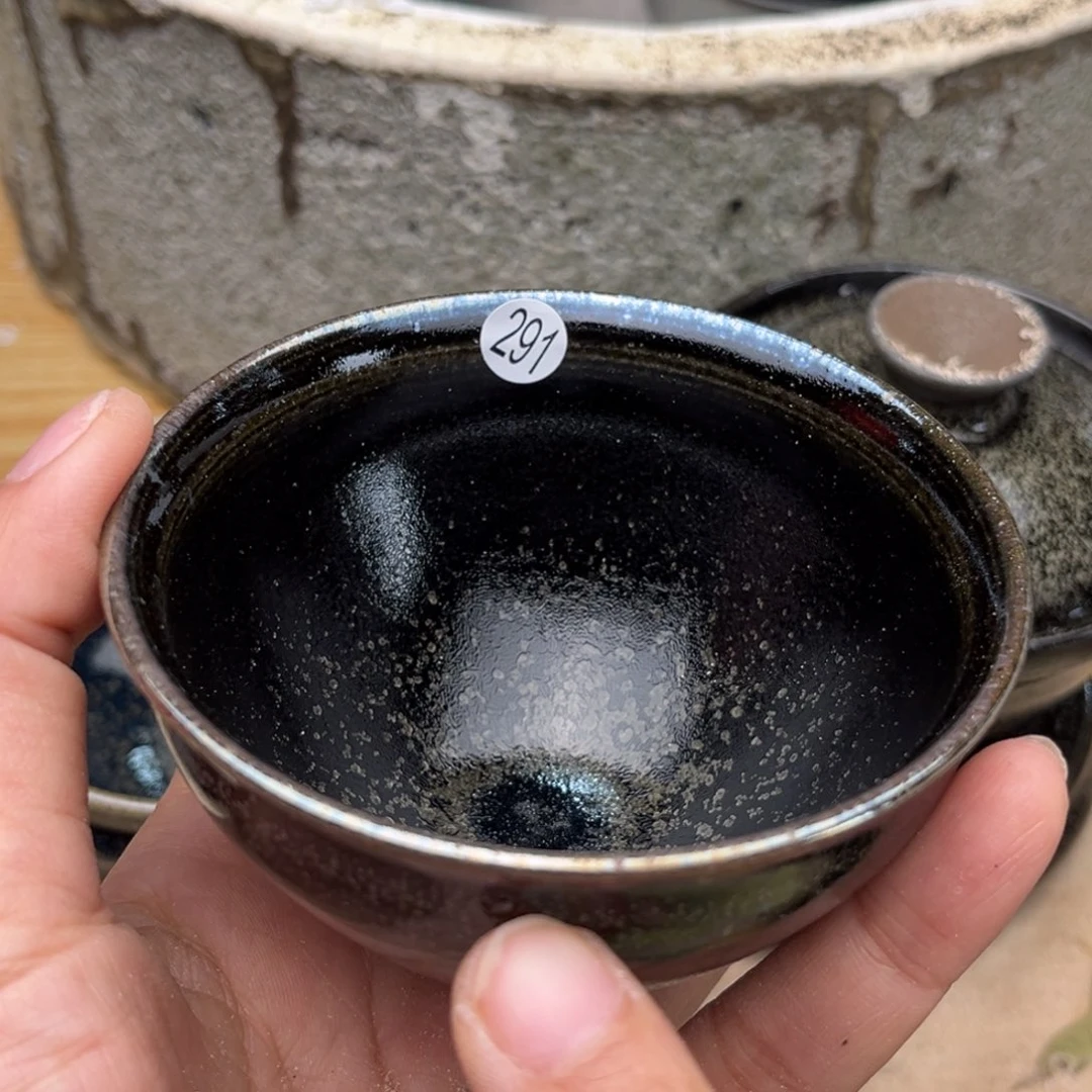 茶盏义兴龙窑坚持真柴烧微瑕