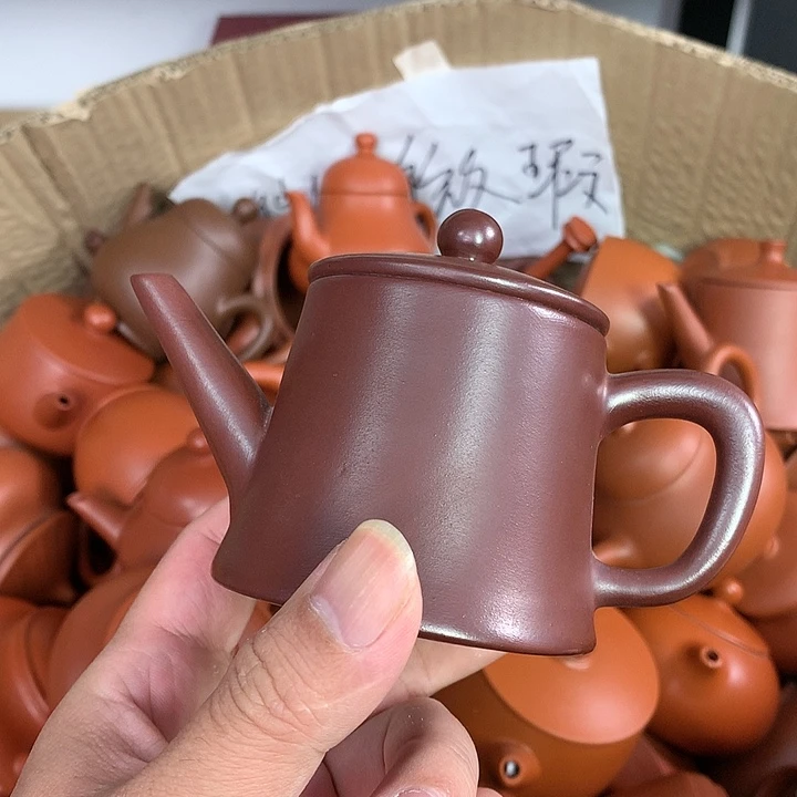 茶壶紫砂原矿朱泥茶壶茶具家用120