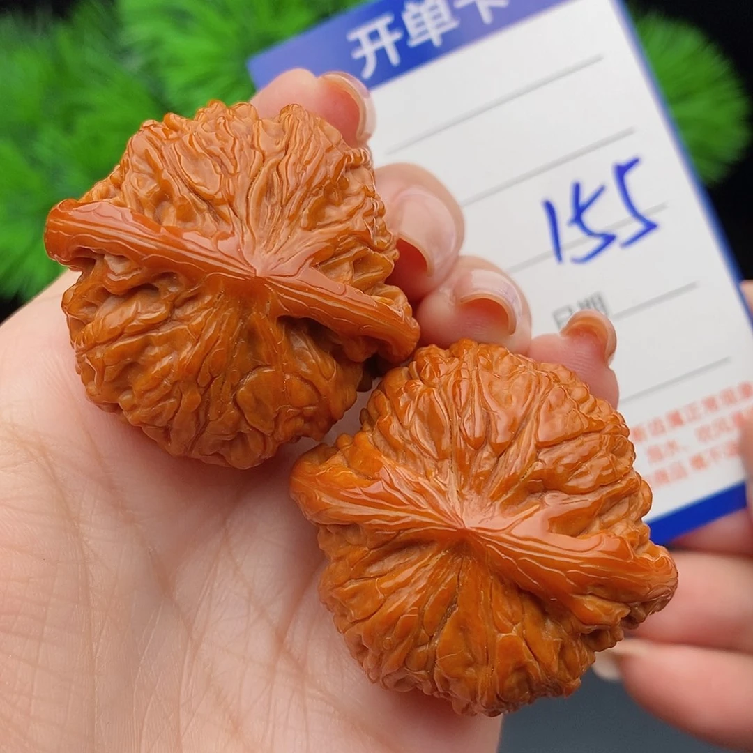 文玩核桃把件41山地磨盘155