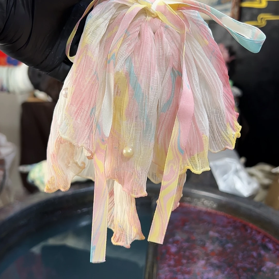 122花蝴蝶抓夹粉雾海