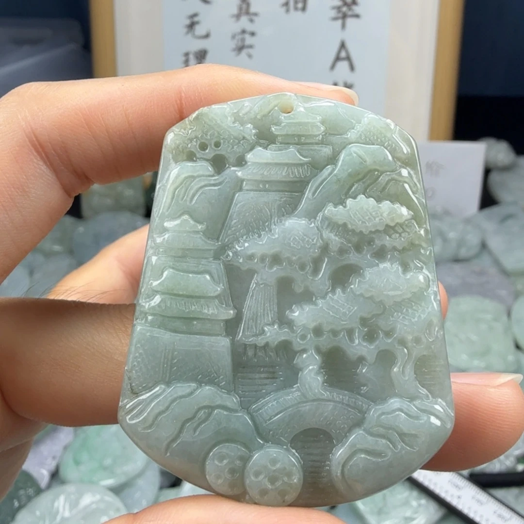 翡翠未镶嵌颈饰翡翠