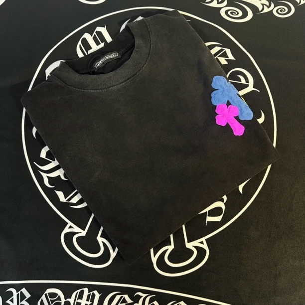 【5125】轻奢高级感重磅水洗T恤重工短袖GG（男女同款）