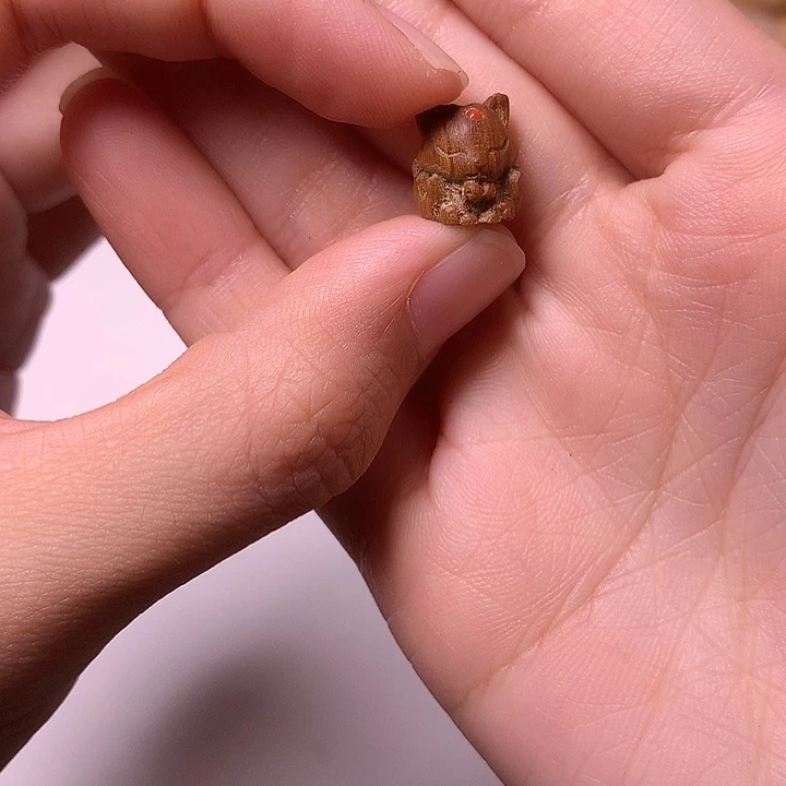 檀香木无事牌檀香小凤九配饰