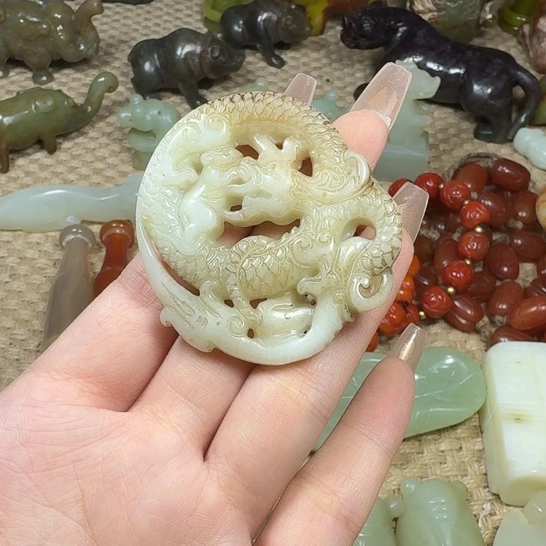 白玉菩提吊坠挂件