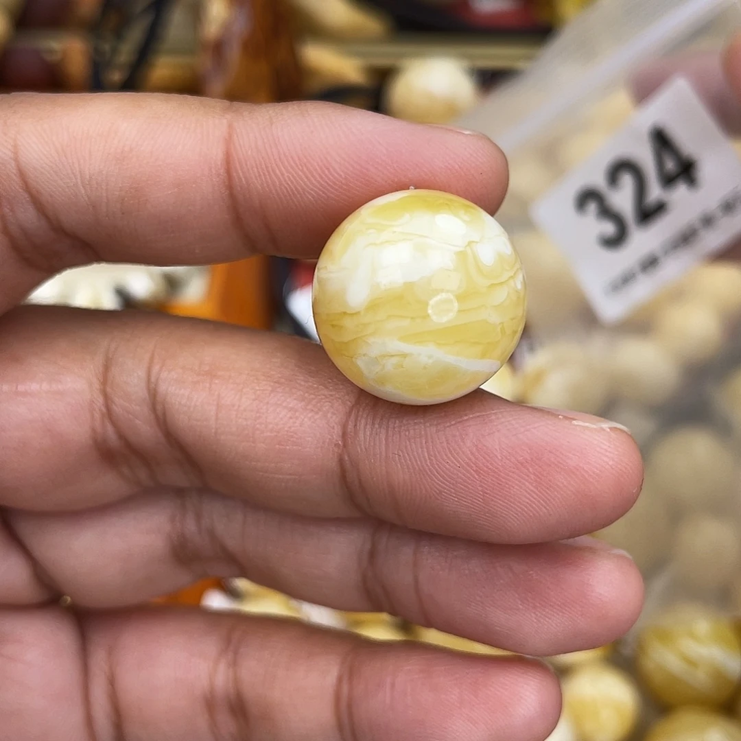 蜜蜡未镶嵌珠宝奇石粉19.7