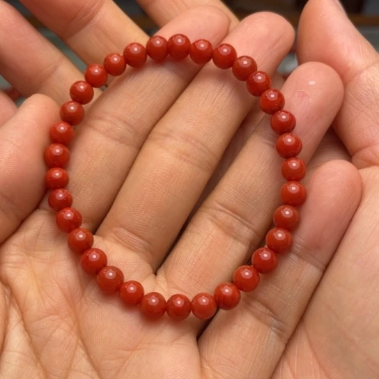 南红玛瑙手串5+未镶嵌