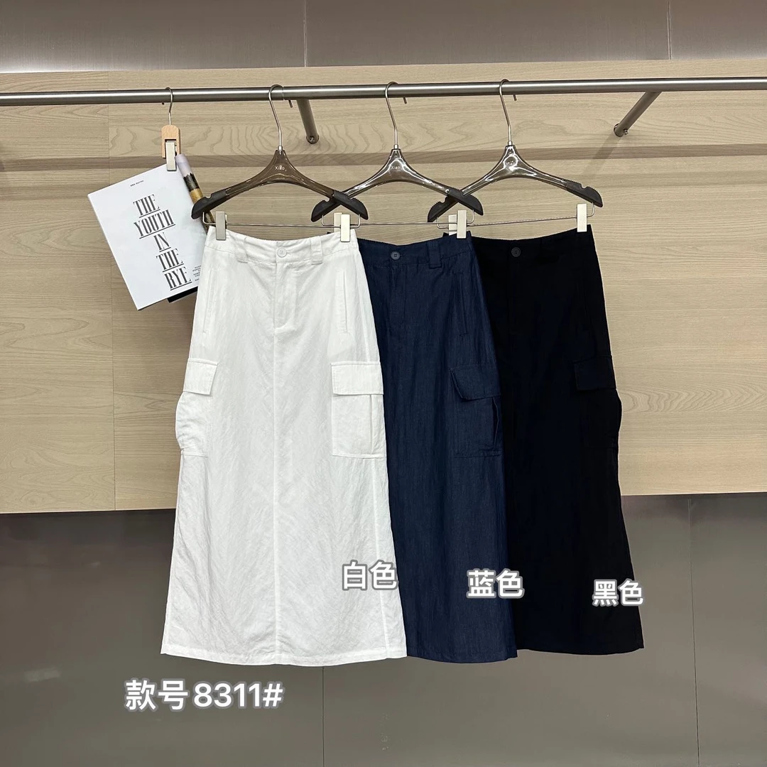 鑫然Kiki 时髦选手）高街潮酷工装大口袋半身裙 8311 潇家（F）