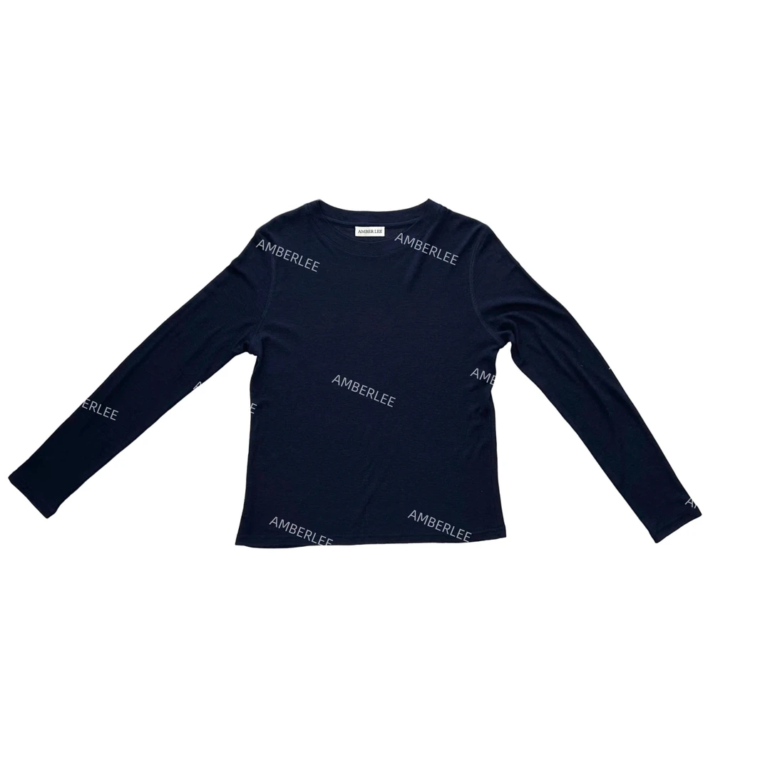 【AMBERLEE】JUZI修身针织长袖打底衫