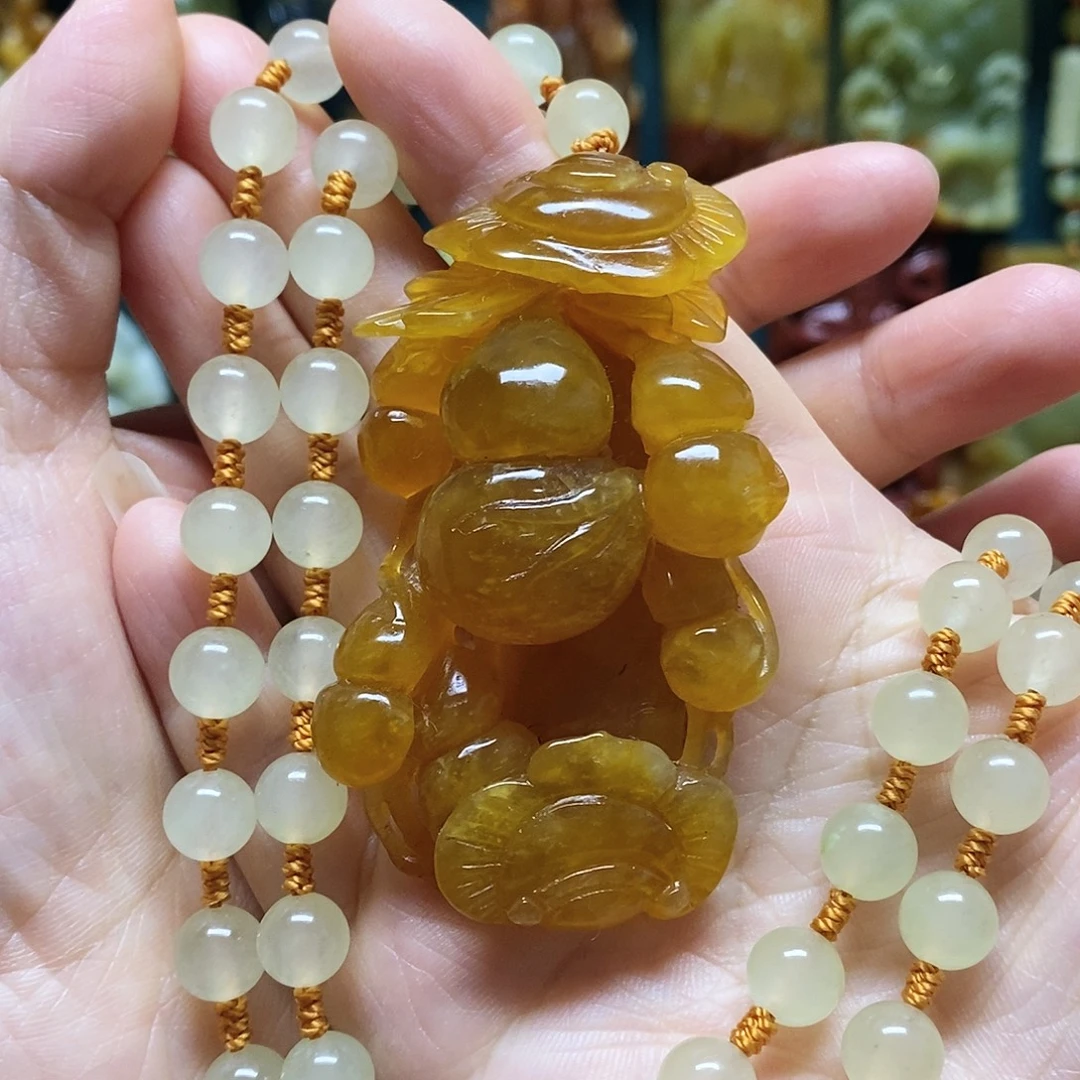 岫玉未镶嵌吊坠(赠链)