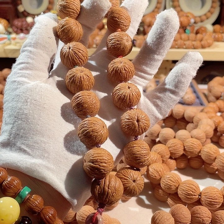 猴头核桃手串老树老品苹果聚宝盆