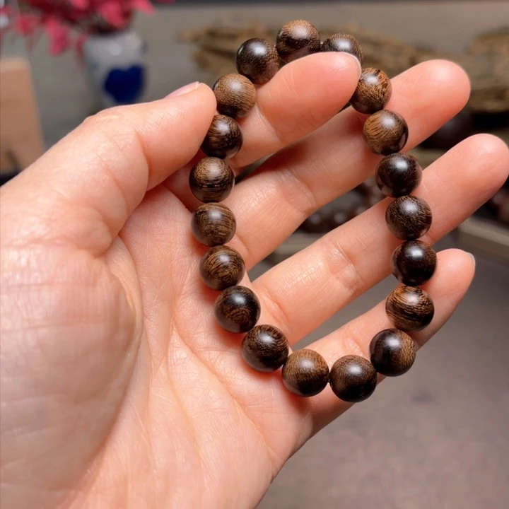 沉香手串越南芽庄黄棋楠瘤疤1.0