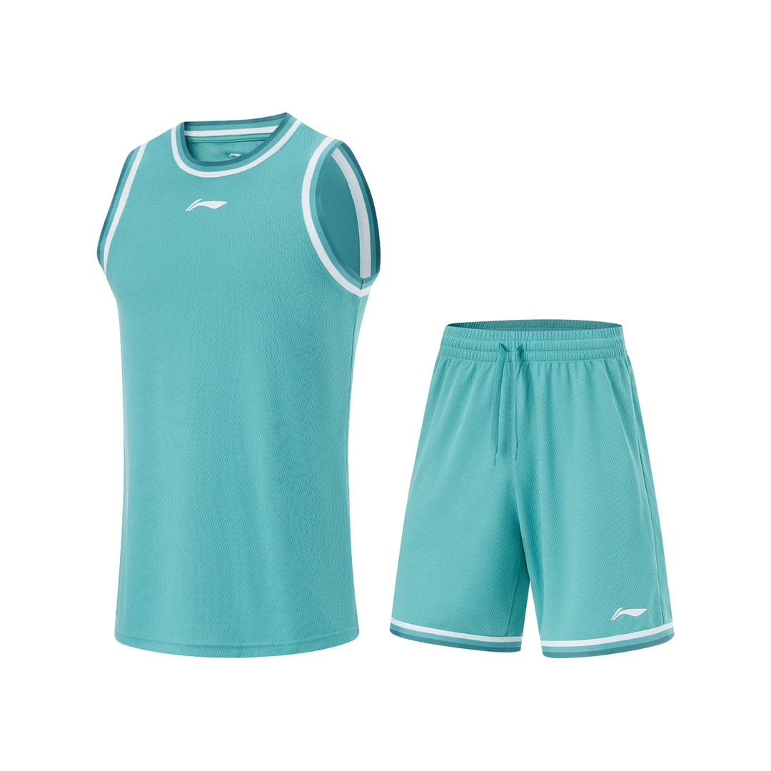 LI-NING/李宁李宁CBA专业篮球系列男子速干凉爽比赛套装017-6