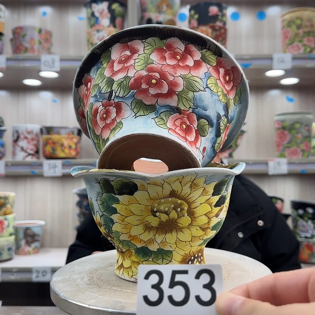 紫砂花盆瑕疵瑕疵353