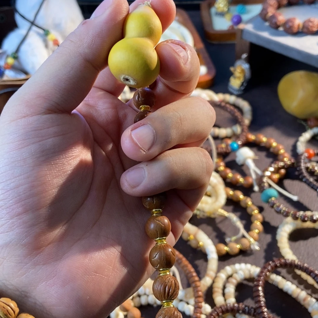 晚****吊坠紫金鼠手工草里金