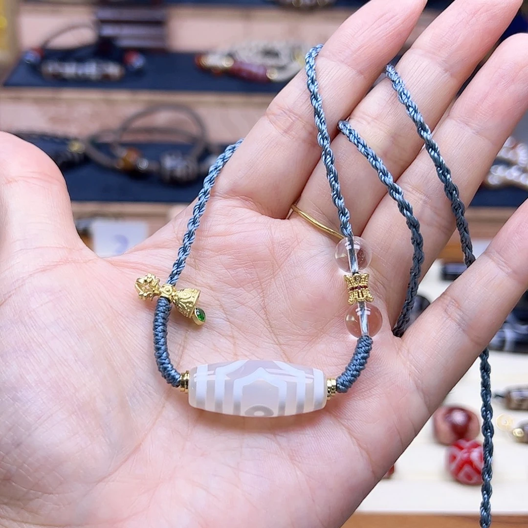 玛瑙/玉髓合金颈饰