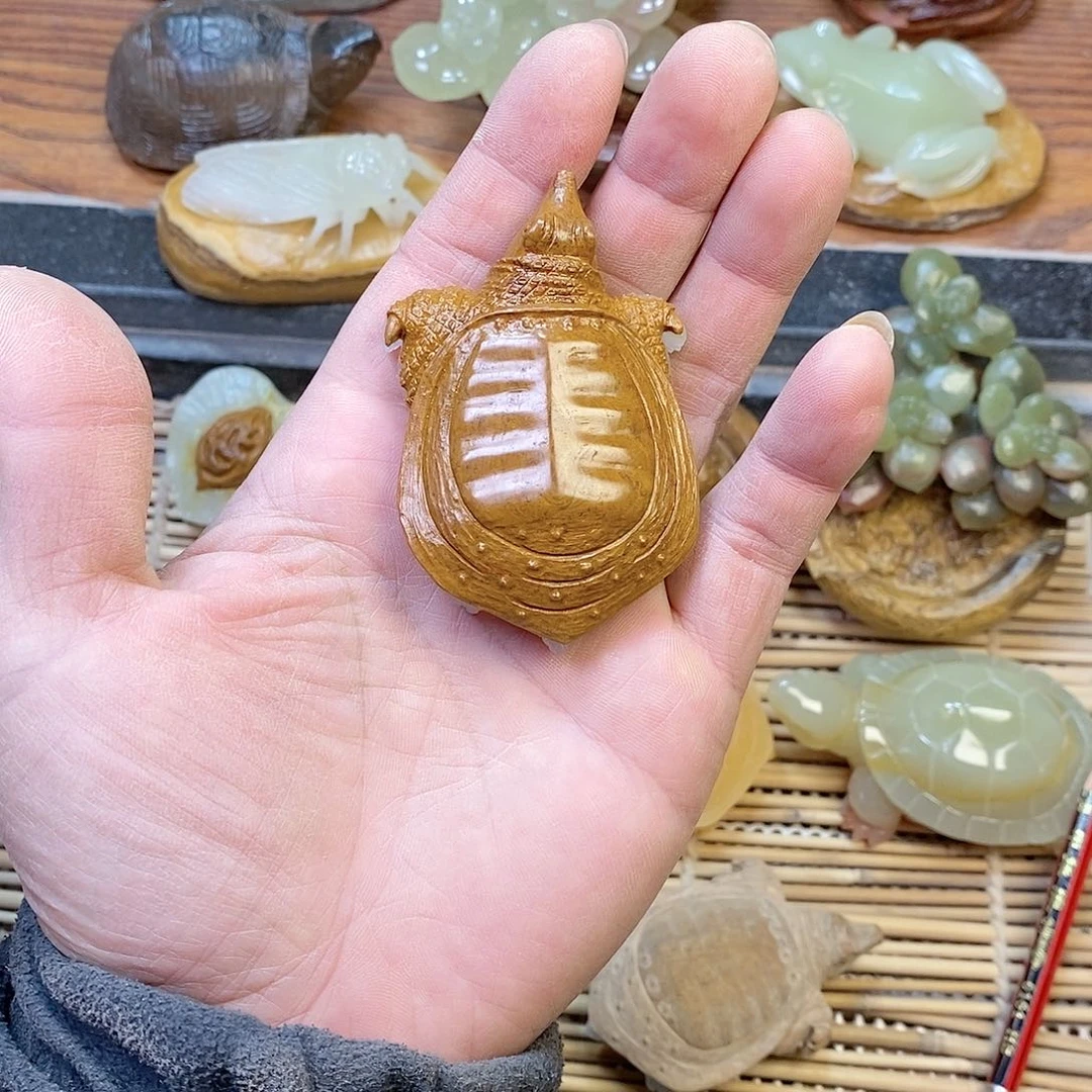 【闪购商品】砖雕海**盟天然一体雕刻