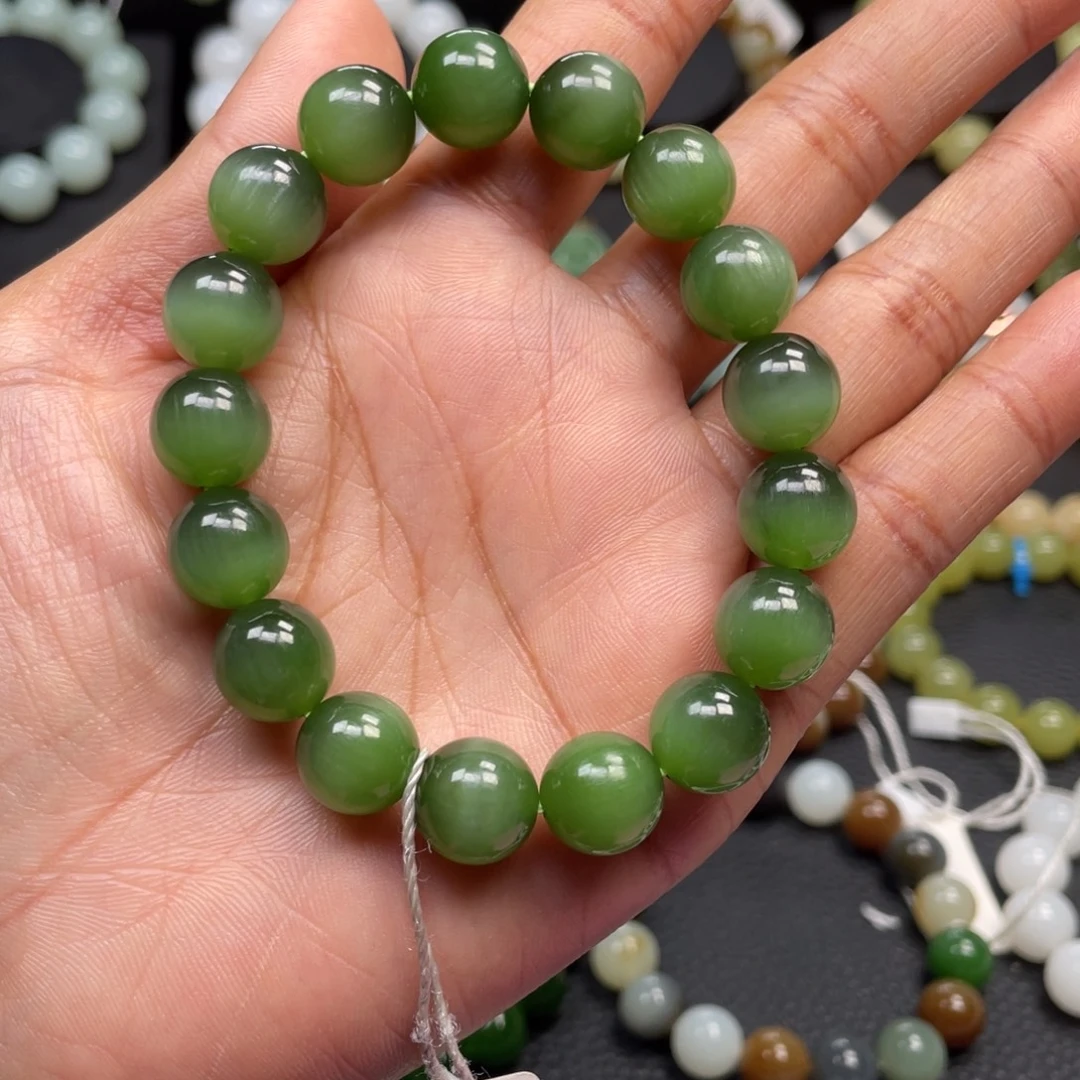 和田玉未镶嵌手链