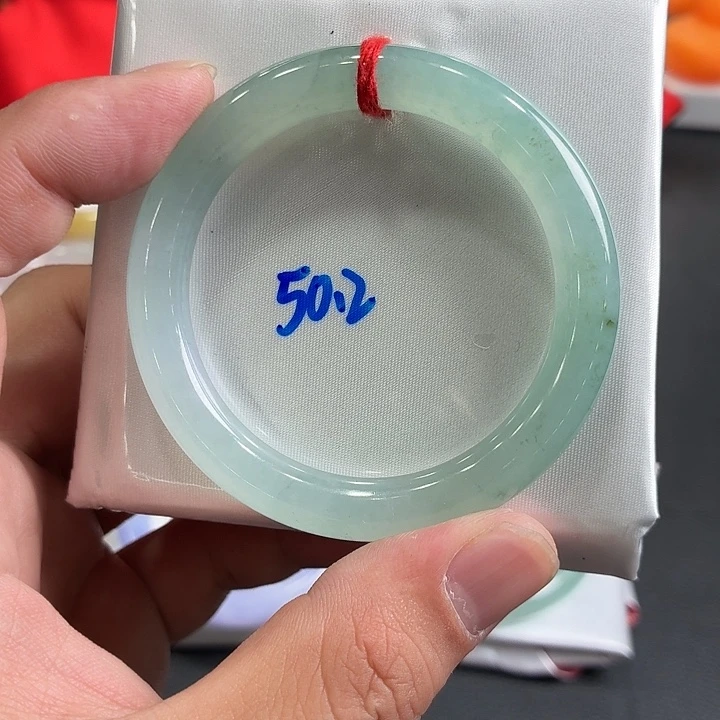 翡翠未镶嵌手镯天然翡翠手镯8号