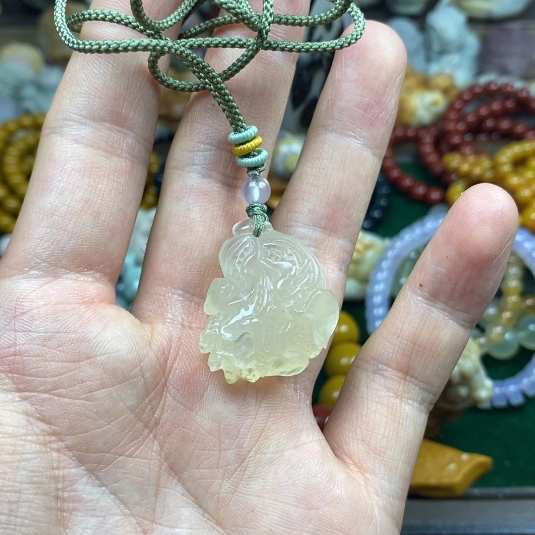 石材白菜百财绿糖心