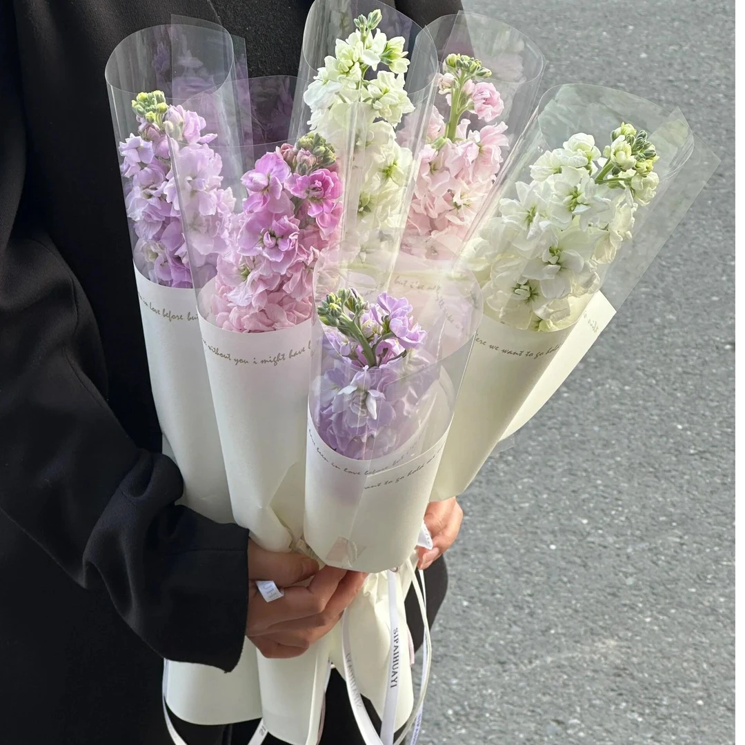 七夕情人节单支袋玫瑰包装简约单支膜花束袋鲜花玫瑰花包装纸花艺