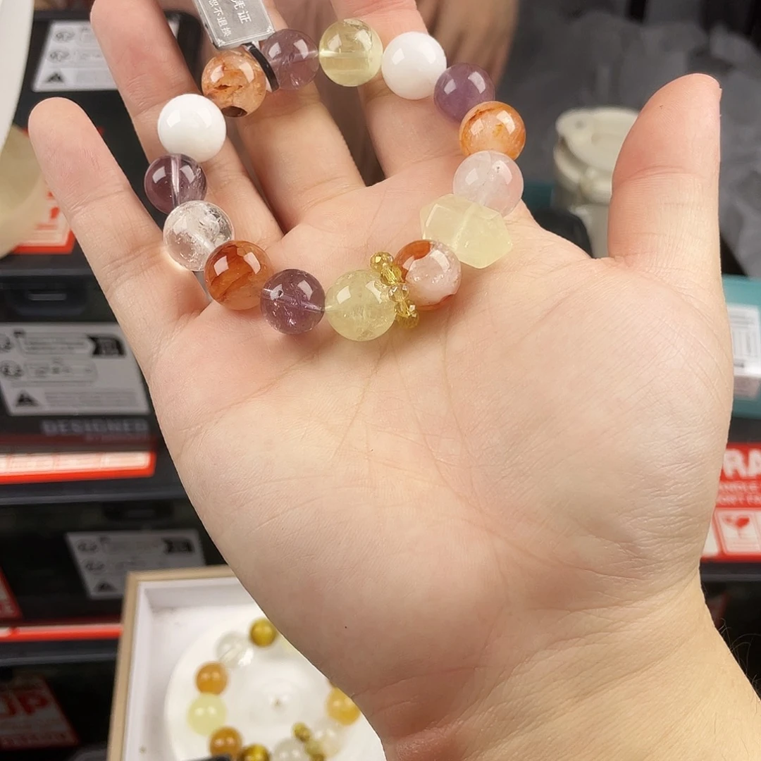 水晶银S925镶嵌手链