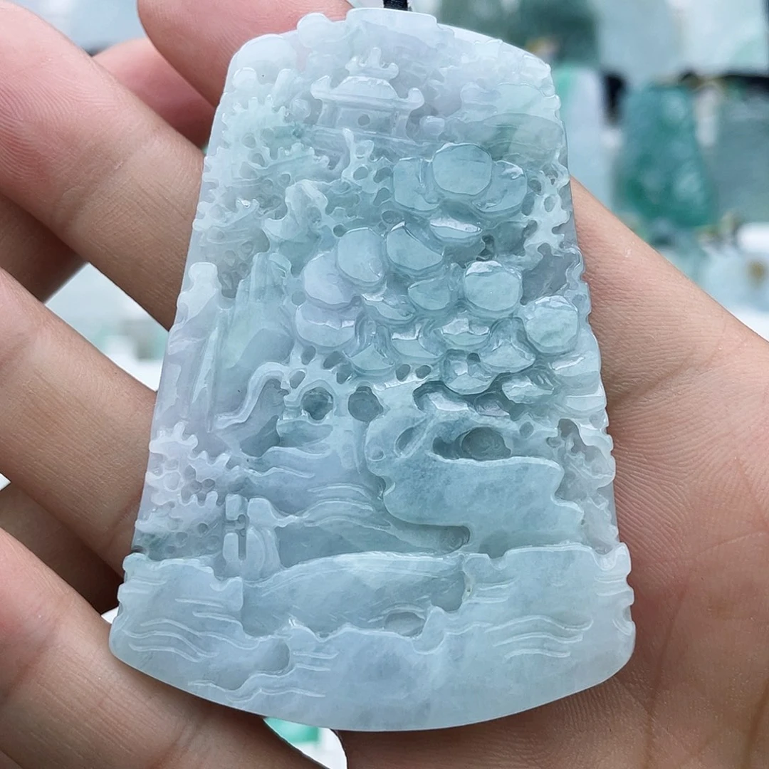 颈饰未镶嵌翡翠翡翠