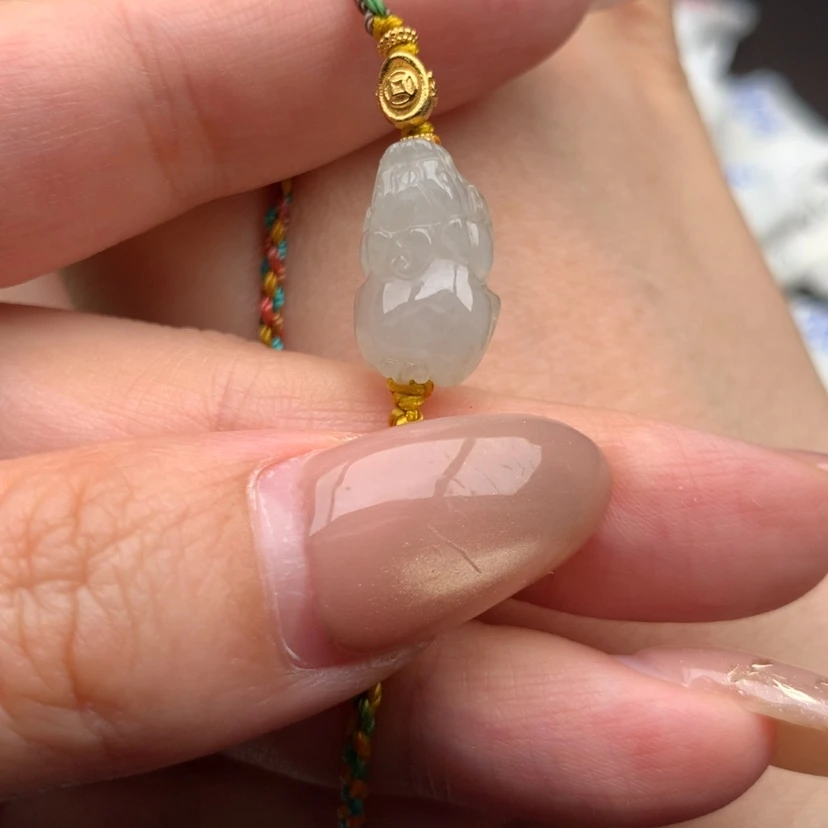 【闪购商品】翡翠手绳银S925镶嵌一