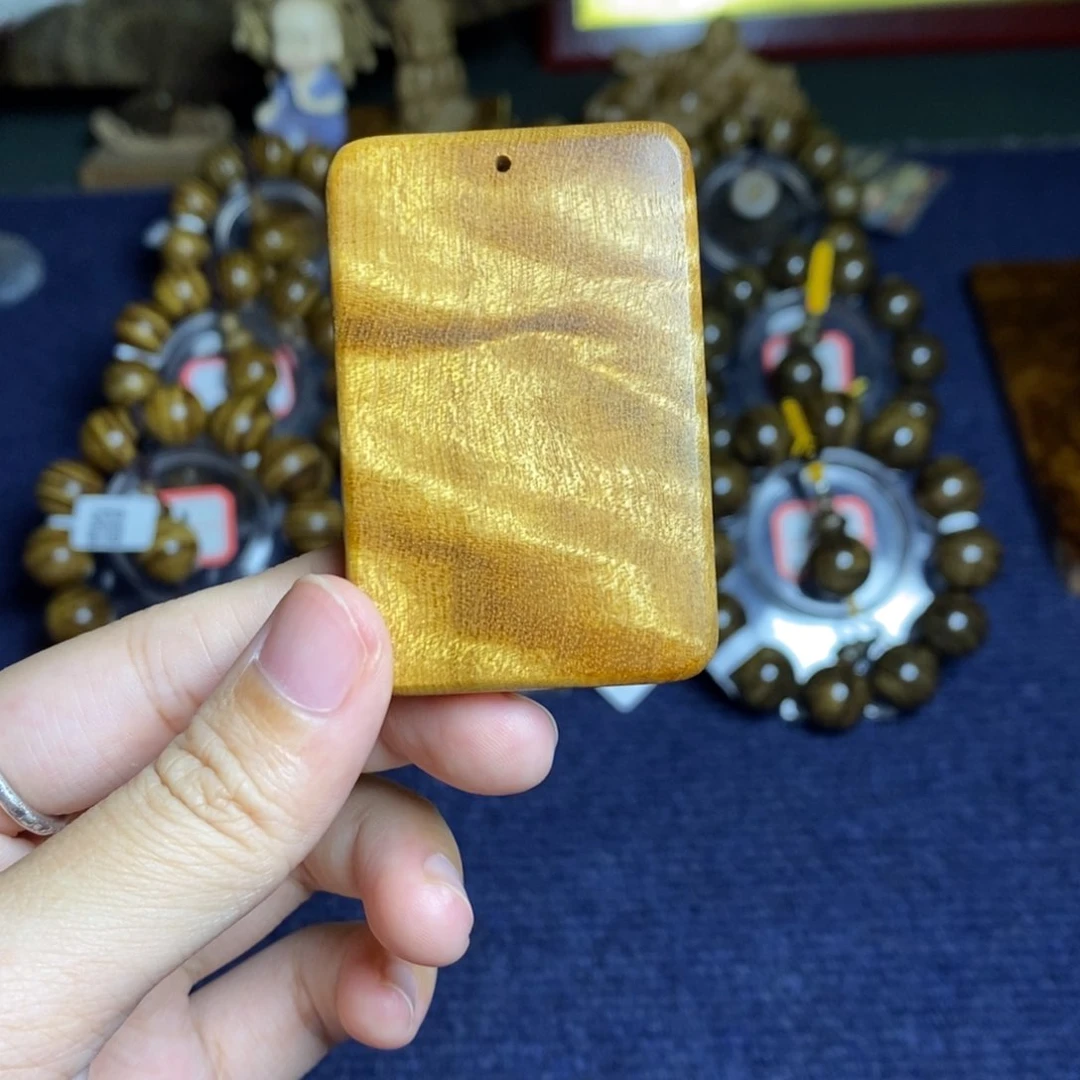 楠木（金丝楠）吊坠无事牌29.9