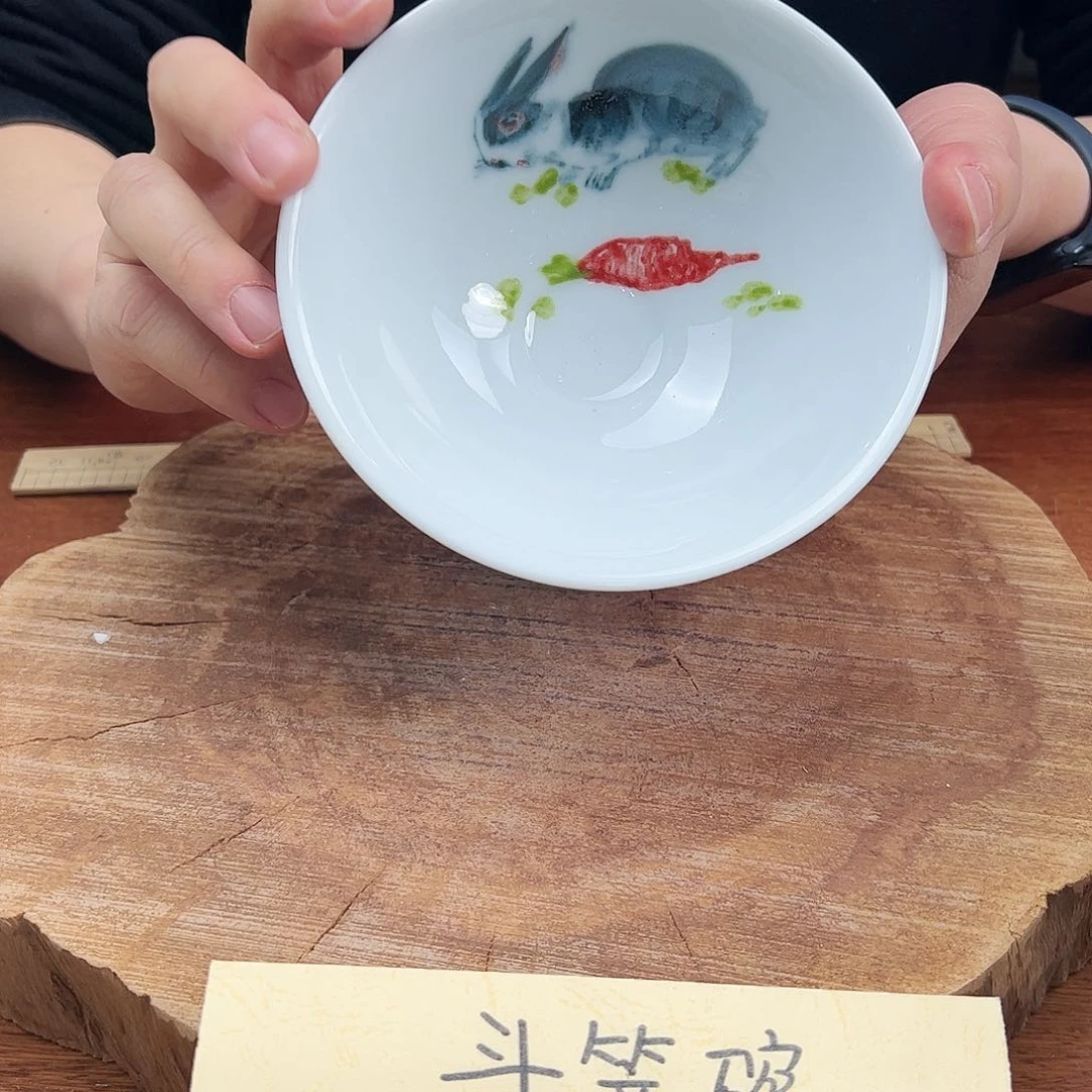 瓷片景德镇陶瓷手工手绘制作