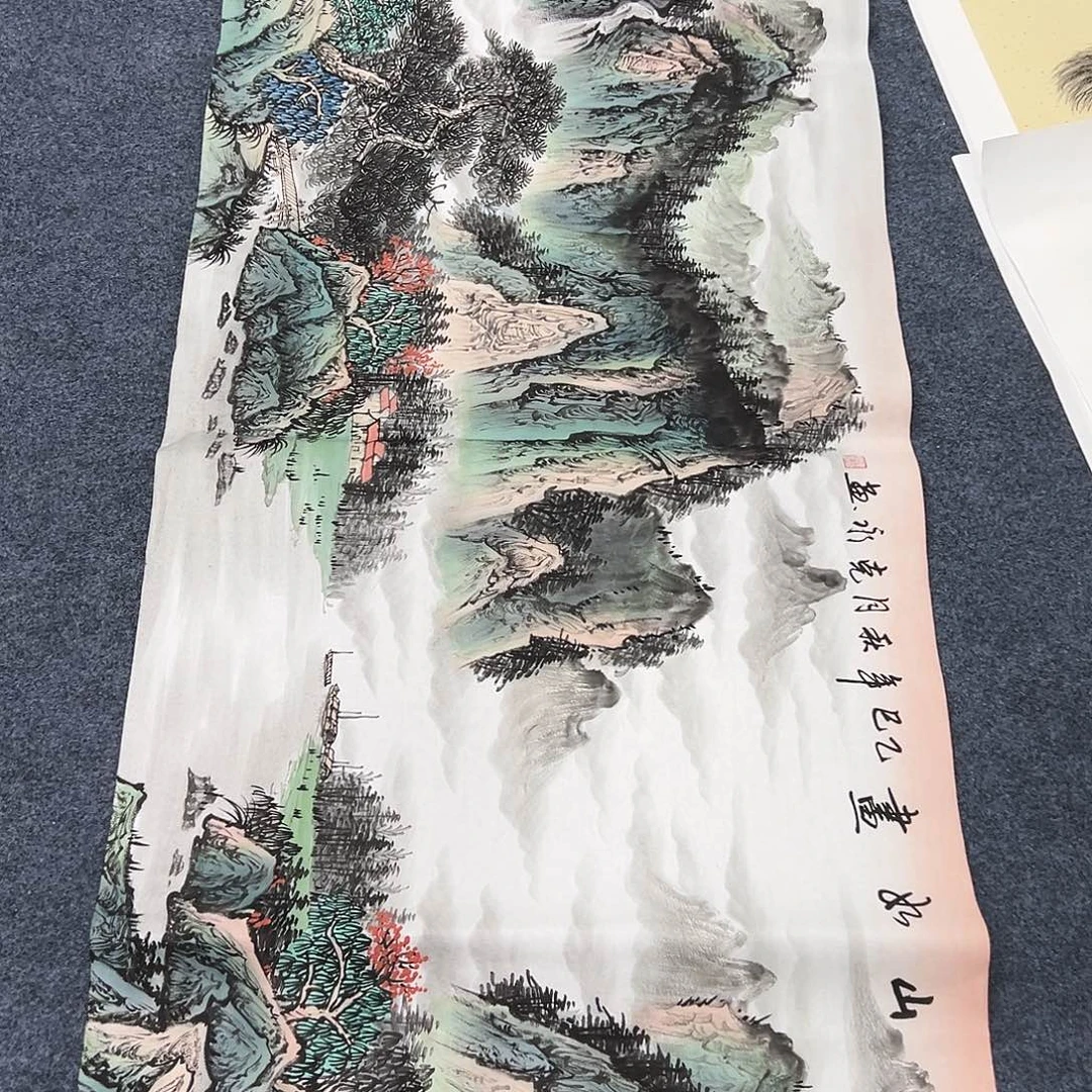 国画国画作品宣纸纯手绘