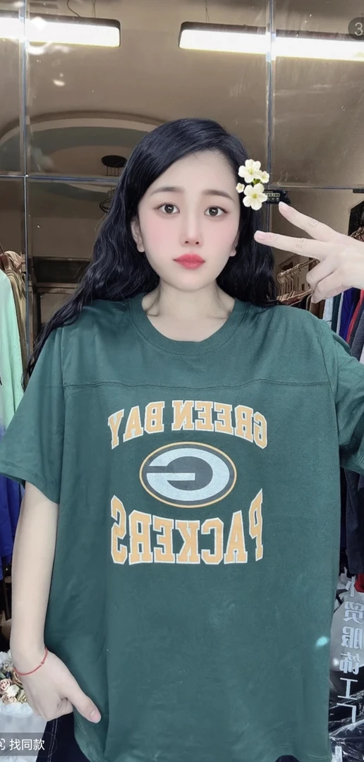 外贸高品质纯棉T恤棒球服
