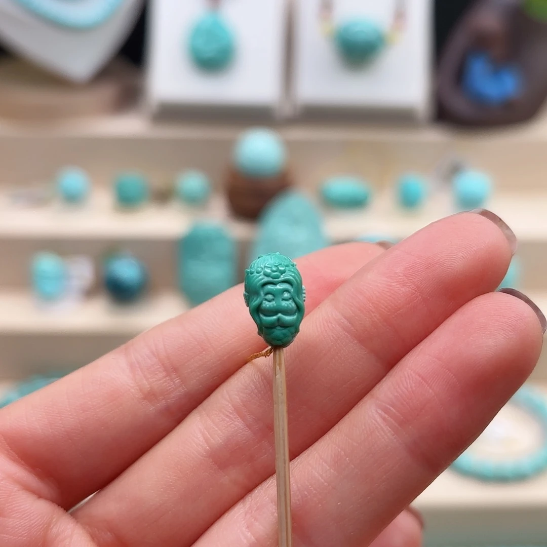 绿松石配饰未镶嵌宁***远