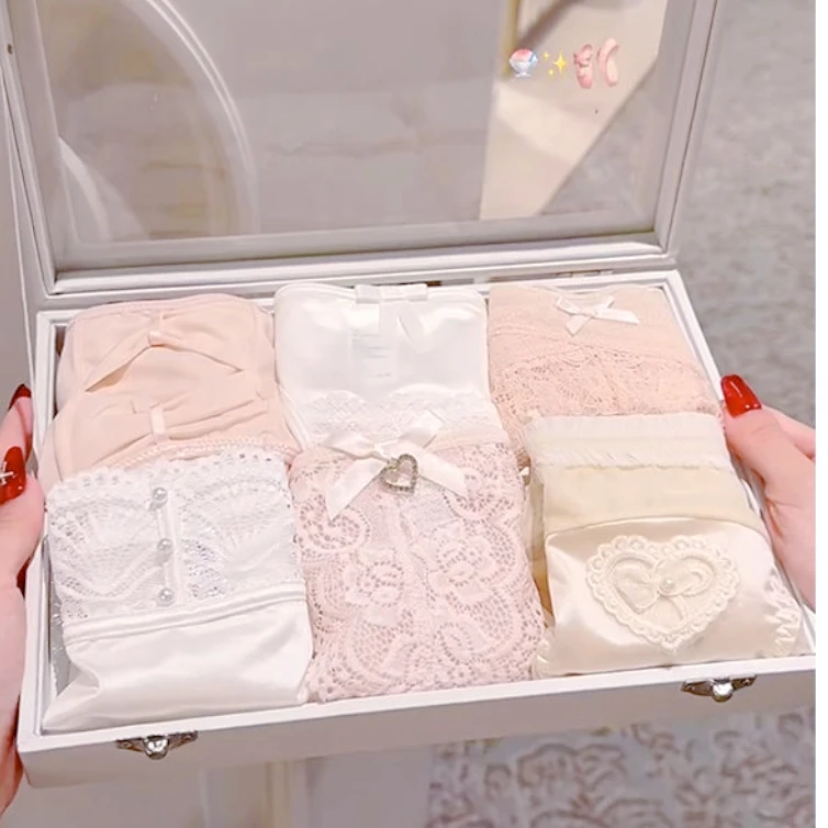 【富婆拆】爆辣性感烧烧高定款可爱甜辣纯欲少女拆拆乐内裤对对碰