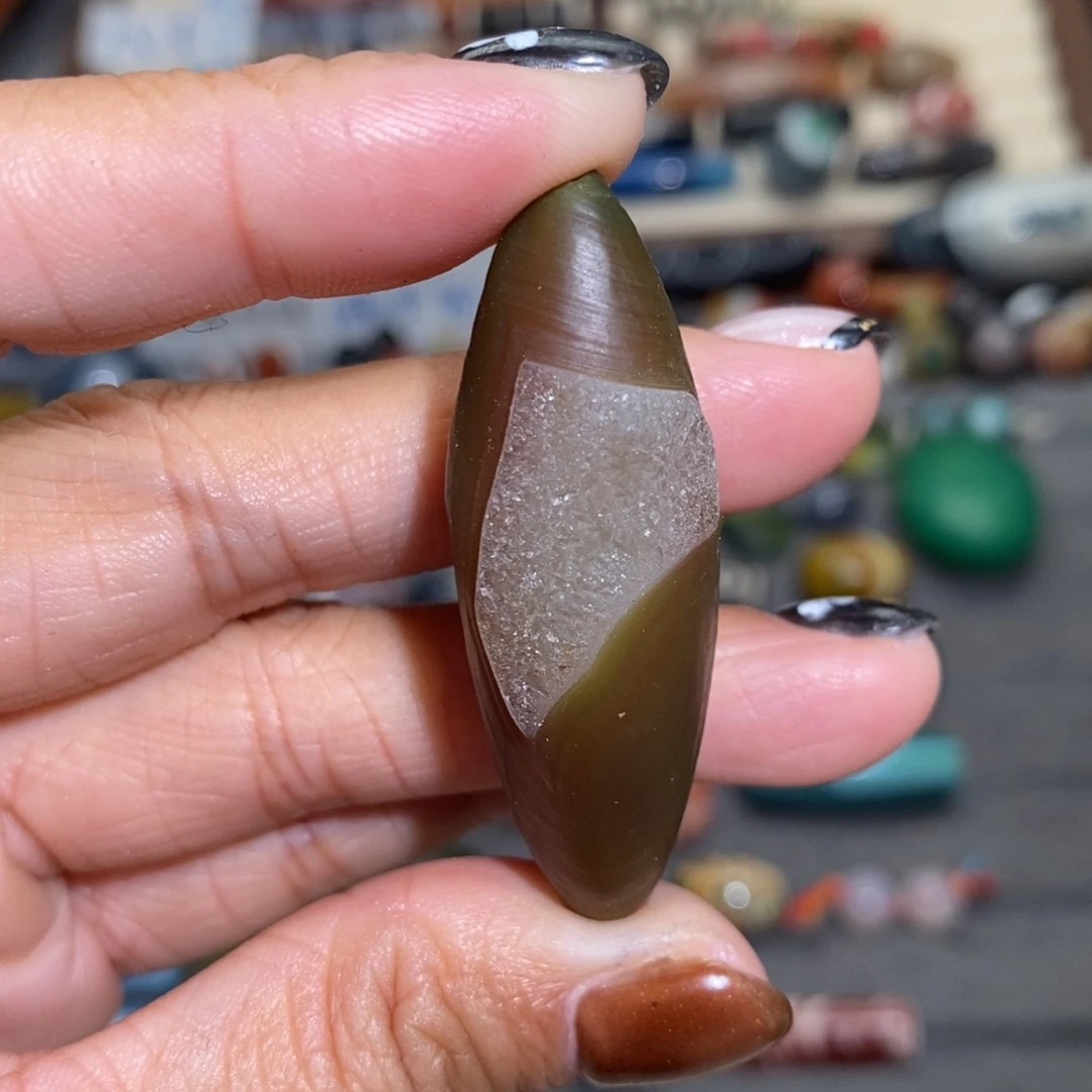 左***叶玛瑙/玉髓合金手链